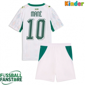 Senegal Sadio Mane #10 Replik Heimtrikot Kinder WM 2026 Kurzarm (+ Kurze Hosen)